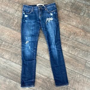 Abercrombie and Fitch distressed jeans. Size 4S